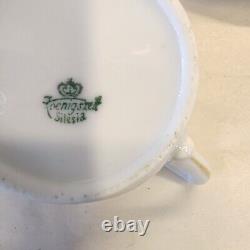 Ensemble de café / thé Koenigszelt Silesia Trio vintage antique X 6