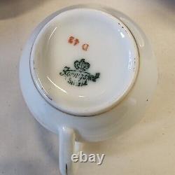 Ensemble de café / thé Koenigszelt Silesia Trio vintage antique X 6