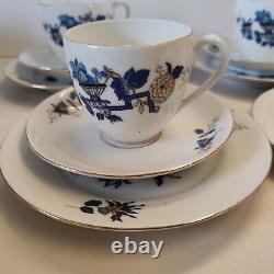 Ensemble de café / thé Koenigszelt Silesia Trio vintage antique X 6