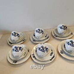 Ensemble de café / thé Koenigszelt Silesia Trio vintage antique X 6