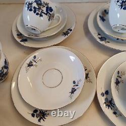 Ensemble de café / thé Koenigszelt Silesia Trio vintage antique X 6