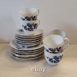 Ensemble de café / thé Koenigszelt Silesia Trio vintage antique X 6