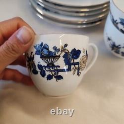 Ensemble de café / thé Koenigszelt Silesia Trio vintage antique X 6