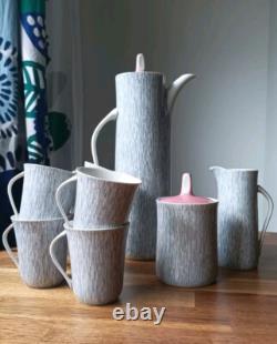 Ensemble de café/thé en porcelaine 'Krokus' Cmielów des années 60, 12 pièces