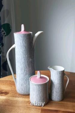 Ensemble de café/thé en porcelaine 'Krokus' Cmielów des années 60, 12 pièces