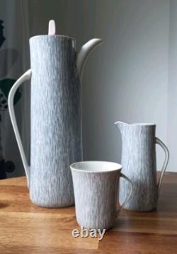 Ensemble de café/thé en porcelaine 'Krokus' Cmielów des années 60, 12 pièces