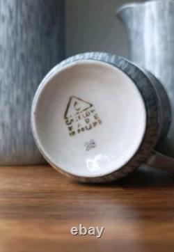 Ensemble de café/thé en porcelaine 'Krokus' Cmielów des années 60, 12 pièces