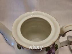 Ensemble de café/thé en porcelaine fine Lefton SWEET Violet. Vintage 1948-1953