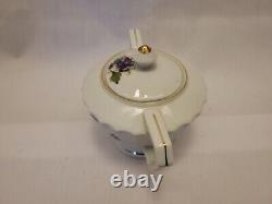 Ensemble de café/thé en porcelaine fine Lefton SWEET Violet. Vintage 1948-1953