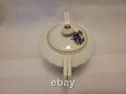 Ensemble de café/thé en porcelaine fine Lefton SWEET Violet. Vintage 1948-1953