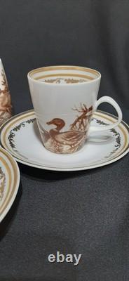 Ensemble de café/thé en porcelaine fine vintage Lichte Riga Allemagne