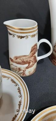 Ensemble de café/thé en porcelaine fine vintage Lichte Riga Allemagne