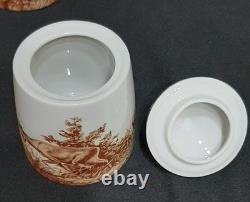 Ensemble de café/thé en porcelaine fine vintage Lichte Riga Allemagne