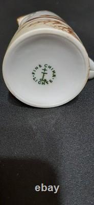 Ensemble de café/thé en porcelaine fine vintage Lichte Riga Allemagne
