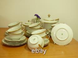 Ensemble de café/thé en porcelaine vintage Bohême fabriqué en Tchécoslovaquie