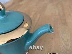 Ensemble de café/thé vintage Stavangerflint Norvège vert/or