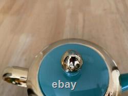 Ensemble de café/thé vintage Stavangerflint Norvège vert/or