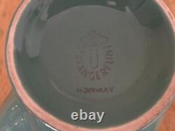 Ensemble de café/thé vintage Stavangerflint Norvège vert/or