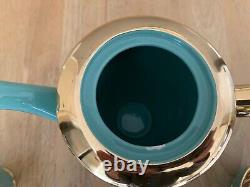 Ensemble de café/thé vintage Stavangerflint Norvège vert/or