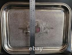 Ensemble de café/thé vintage avec plateau et 4 pièces de thé/café, pot à lait, pot à sucre URSS