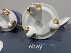 Ensemble de café turc en porcelaine Royal Vienna vintage éblouissant avec soucoupe supplémentaire