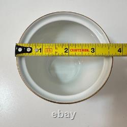 Ensemble de café vintage Bareuther Waldsassen Bavière Allemagne 3 pièces bleu cobalt or