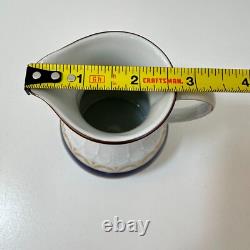 Ensemble de café vintage Bareuther Waldsassen Bavière Allemagne 3 pièces bleu cobalt or