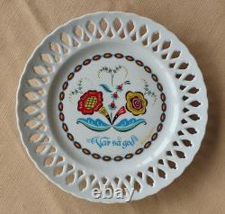 Ensemble de café vintage Berggren : pot, tasses, crémière, sucrier et assiette, 6 pièces À LIRE