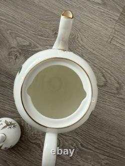 Ensemble de café vintage Charnwood Wedgwood 8 tasses soucoupes, pichet à lait, sucrier