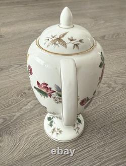 Ensemble de café vintage Charnwood Wedgwood 8 tasses soucoupes, pichet à lait, sucrier