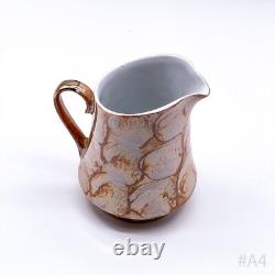 Ensemble de café vintage Chodziez en porcelaine avec décor de roses fabriqué en Pologne