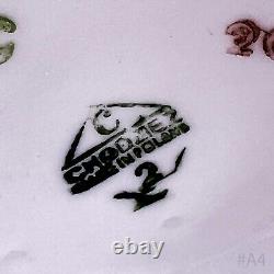 Ensemble de café vintage Chodziez en porcelaine avec décor de roses fabriqué en Pologne