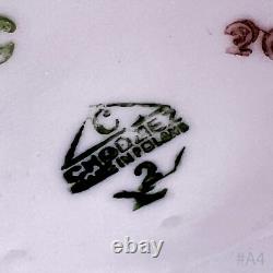 Ensemble de café vintage Chodziez en porcelaine avec décor de roses fabriqué en Pologne