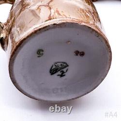 Ensemble de café vintage Chodziez en porcelaine avec décor de roses fabriqué en Pologne