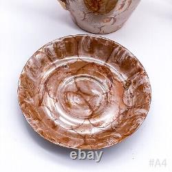 Ensemble de café vintage Chodziez en porcelaine avec décor de roses fabriqué en Pologne