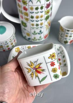 Ensemble de café vintage Emilio Pucci Piemonte par Rosenthal c1960s (5 personnes)