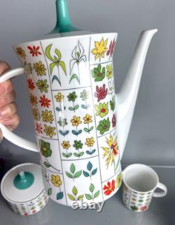 Ensemble de café vintage Emilio Pucci Piemonte par Rosenthal c1960s (5 personnes)