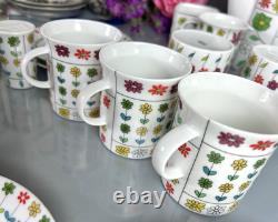 Ensemble de café vintage Emilio Pucci Piemonte par Rosenthal c1960s (5 personnes)