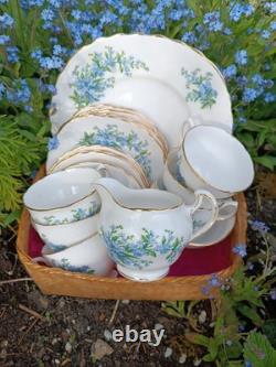Ensemble de café vintage Forget Me Not Royal Osborne