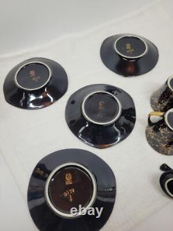 Ensemble de café vintage Iza par J. Wrzesien pour Chodziez, Pologne, années 1950, ensemble de 10.