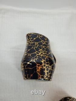 Ensemble de café vintage Iza par J. Wrzesien pour Chodziez, Pologne, années 1950, ensemble de 10.