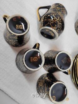 Ensemble de café vintage Iza par J. Wrzesien pour Chodziez, Pologne, années 1950, ensemble de 10.