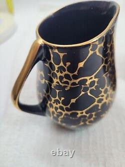 Ensemble de café vintage Iza par J. Wrzesien pour Chodziez, Pologne, années 1950, ensemble de 10.