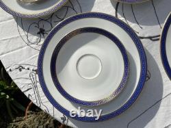 Ensemble de café vintage König.pr. Tettau Bavaria + assiettes à dessert