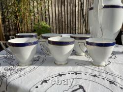 Ensemble de café vintage König.pr. Tettau Bavaria + assiettes à dessert