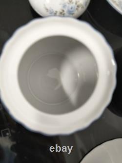 Ensemble de café vintage REGINA 19 pièces Allemagne motif floral délicat Exc