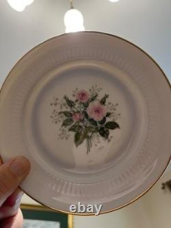 Ensemble de café vintage Rare Royal Tettau Bavière Allemagne Roses roses