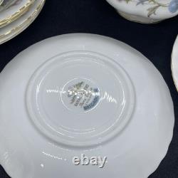 Ensemble de café vintage Royal Albert Brigadoon, magnifique design de chardon 15 pièces