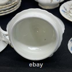 Ensemble de café vintage Royal Albert Brigadoon, magnifique design de chardon 15 pièces