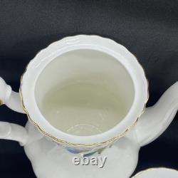 Ensemble de café vintage Royal Albert Brigadoon, magnifique design de chardon 15 pièces